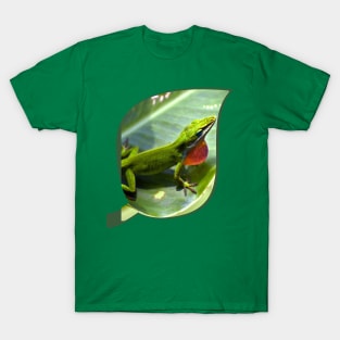 Lizard on a Leaf T-Shirt